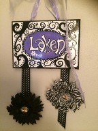 Children's Personalized Plaque for Hairbows